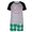 Green, variant on Eygvbb Christmas Pajamas Men Matching Family Pajama Set Raglan Short Sleeve Top with Three Christmas Tree Print Plaid Shorts Two Piece Sleep Outfit Comfort Loungewear