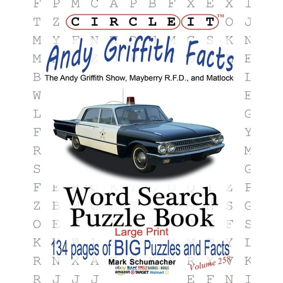 Circle It, Andy Griffith Facts, Word Search, Puzzle Book, (Paperback)