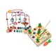 thumbnail image 3 of Juguete de laberinto de cuentas,Juguetes de rodillos de cuentas Juguete circular educativo de madera,Juguete de cuentas de colores Laberinto de cuentas Rompecabezas de Tirar de las zanahorias, 3 of 9