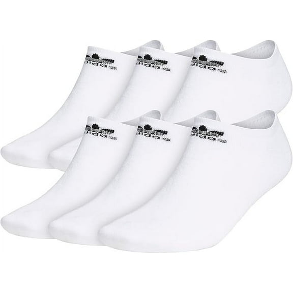 adidas Originals Mens Trefoil No Show Sock 6-Pair