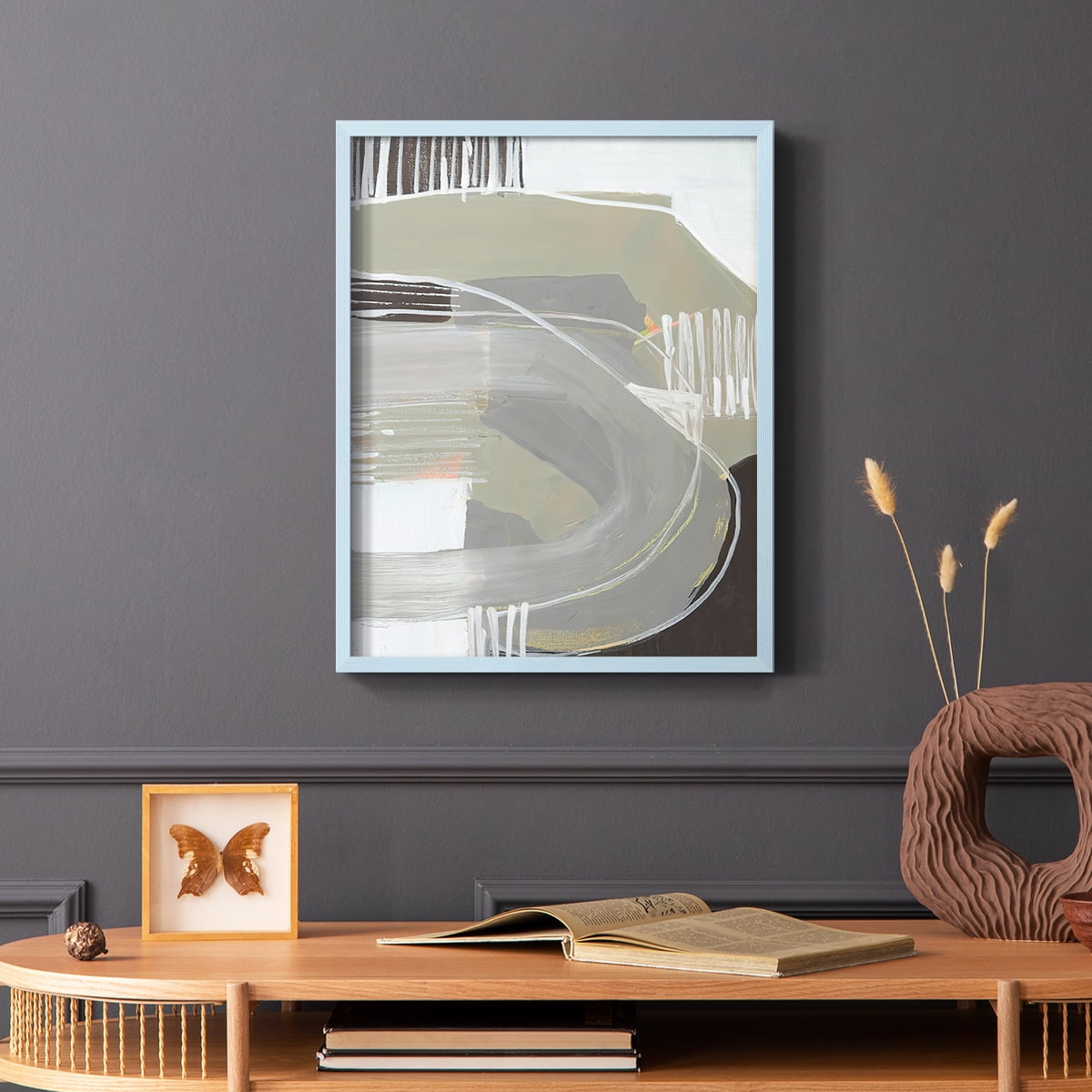 Arching Neutrals I in Paper Solid Wood 11 x 14 Framed Print