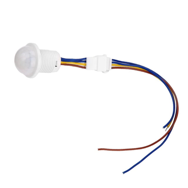 Interruptor de control del sensor, MR-HW06A/MR-HW08F Interruptor de control de sensor de movimiento infrarrojo automático LED 1-40W(MR-HW06A) EOTVIA No