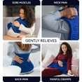 thumbnail image 2 of Geniani XL Heating Pad for Back & Cramps Relief – Heat Pad with Auto Shut Off, Ultra-Soft Machine Washable Fabric, Everyday Comfort for Home & Office (12"×24", Space Blue), 2 of 10