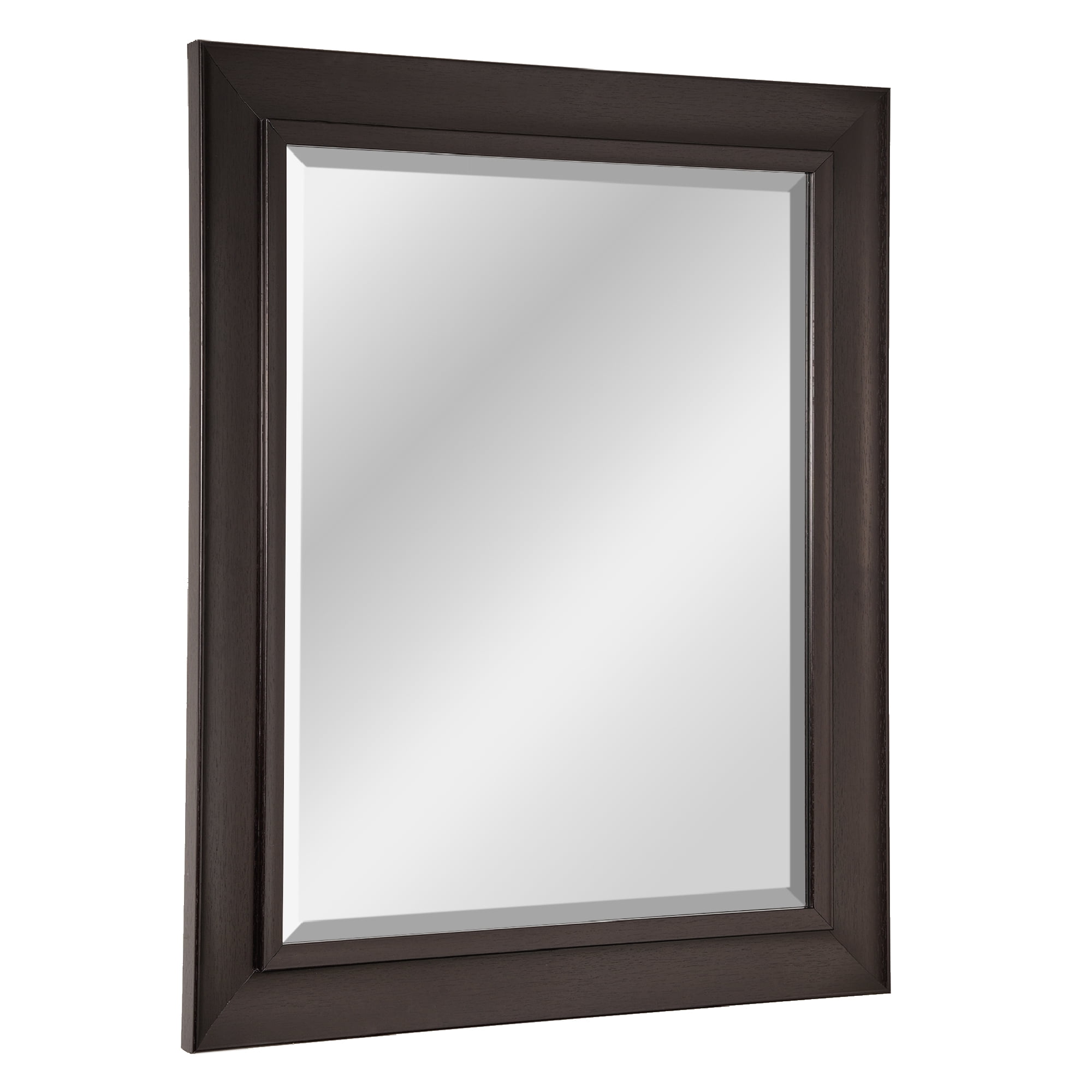 Head West Espresso PS Rectangular Framed Beveled Accent Wall Vanity Mirror - 28.5" x 34.5"