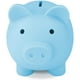 thumbnail image 5 of Bonita alcancía de plástico para niños, regalo de cumpleaños, alcancía para niños, alcancía de cerdo, caja de dinero de plástico, juguete de decoración (azul) JFHHH pequeña, 5 of 5