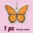 thumbnail image 5 of Yellow Butterfly Car Air Freshener Hanging Pendant, Cute Butterfly Rearview Mirror Decor Perfume, Scented Car Interior Accessory for Car, Living Room, Bedroom, Closet, Home Fragrance Decoration, 5 of 5