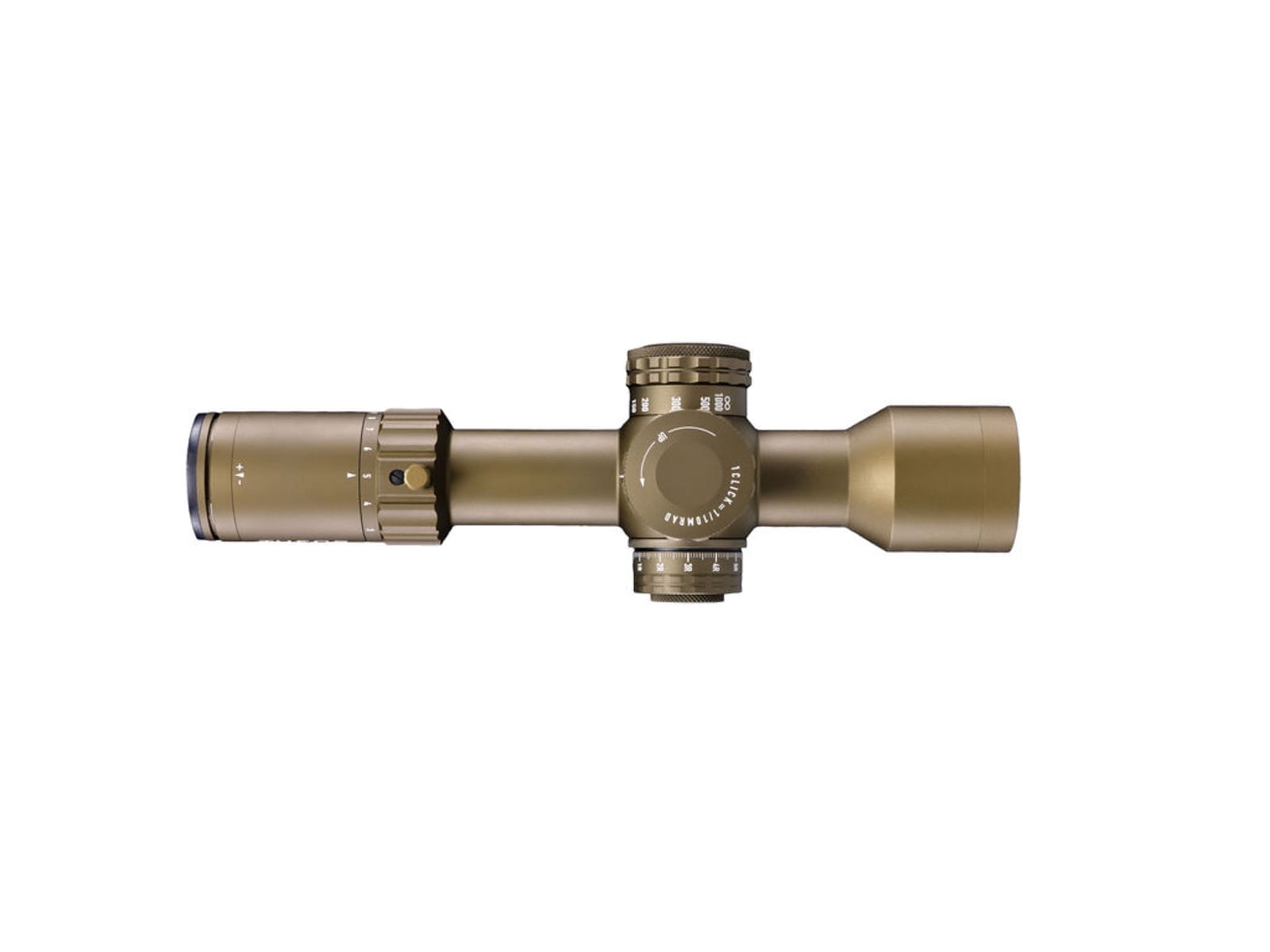 Element Optics Theos 2-10x42mm LPVO 34mm Tube Rifle Scope, First Focal Plane, MPR-1D, Flat Dark Earth