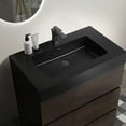 thumbnail image 3 of Black Basin with Grainy Feel - Hard Surface - Unique Bathroom - Distinctive Feature, 3 of 4
