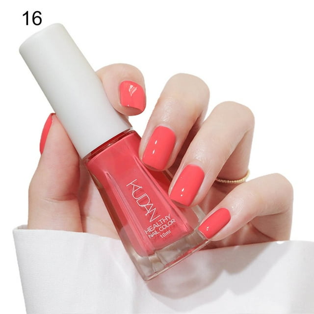 CNKOO Vernis à Ongles Séchage Rapide 10ml à Base d'Eau Sequins Déchirables Sans Cuisson Longue Durée pour Femme