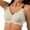 Light Gray, variant on Comfortable Wireless Bra, Fixed Cup Size, 3 Rows of 4 Adjustable Closure System, Letter Shoulder Straps, no Steel Ring Bra