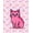 Pink, Pattern 1, variant on ODIKA 4'x6' Machine Washable Non-Slip Area Rug, Charming Spotted Wildcat Adorable Nursery Decorative High Traffic Rug, Pink, 724774