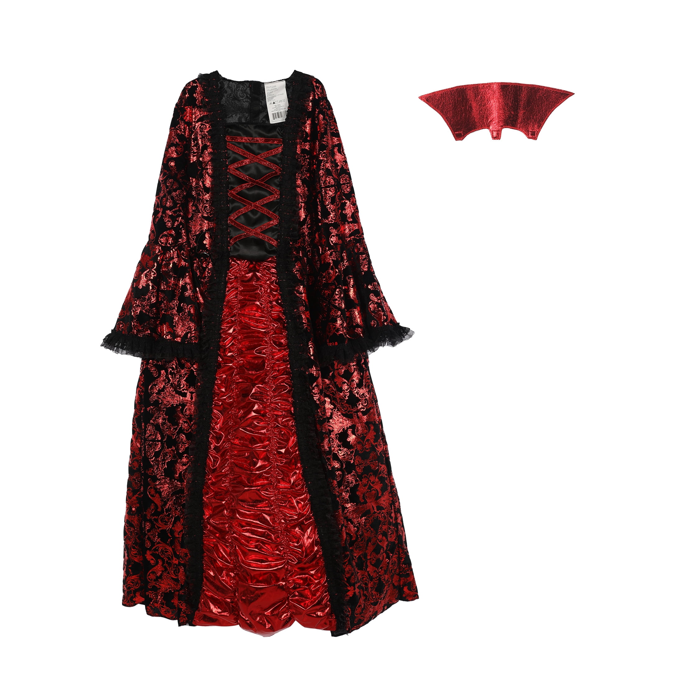 Ballroom Vampria Halloween Costume for Children, Girl's Size M (7/8), by Way to Celebrate