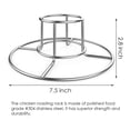 thumbnail image 5 of YIEMEEN Grilling Cookware Beercan Chicken Stand for w/ Premium Stainless Steel Non-Fall, 5 of 7