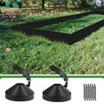 thumbnail image 5 of 4 in x 150 ft Durable Landscape Edging Border, Lawn Edging Roll Kit for Pathway Paver Yard Lawn (Black), 5 of 9