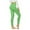 Green, variant on WREESH Womens Yoga Pants Stretch Yoga Leggings Fitness Running Gym Sports Full Length Active Pants Yoga Full Length Pants Gray