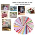 thumbnail image 3 of Quilting Fabric 50 Colors Cotton Printed DIY HandMade Sewing Supplies 25 x 25cm, 3 of 3