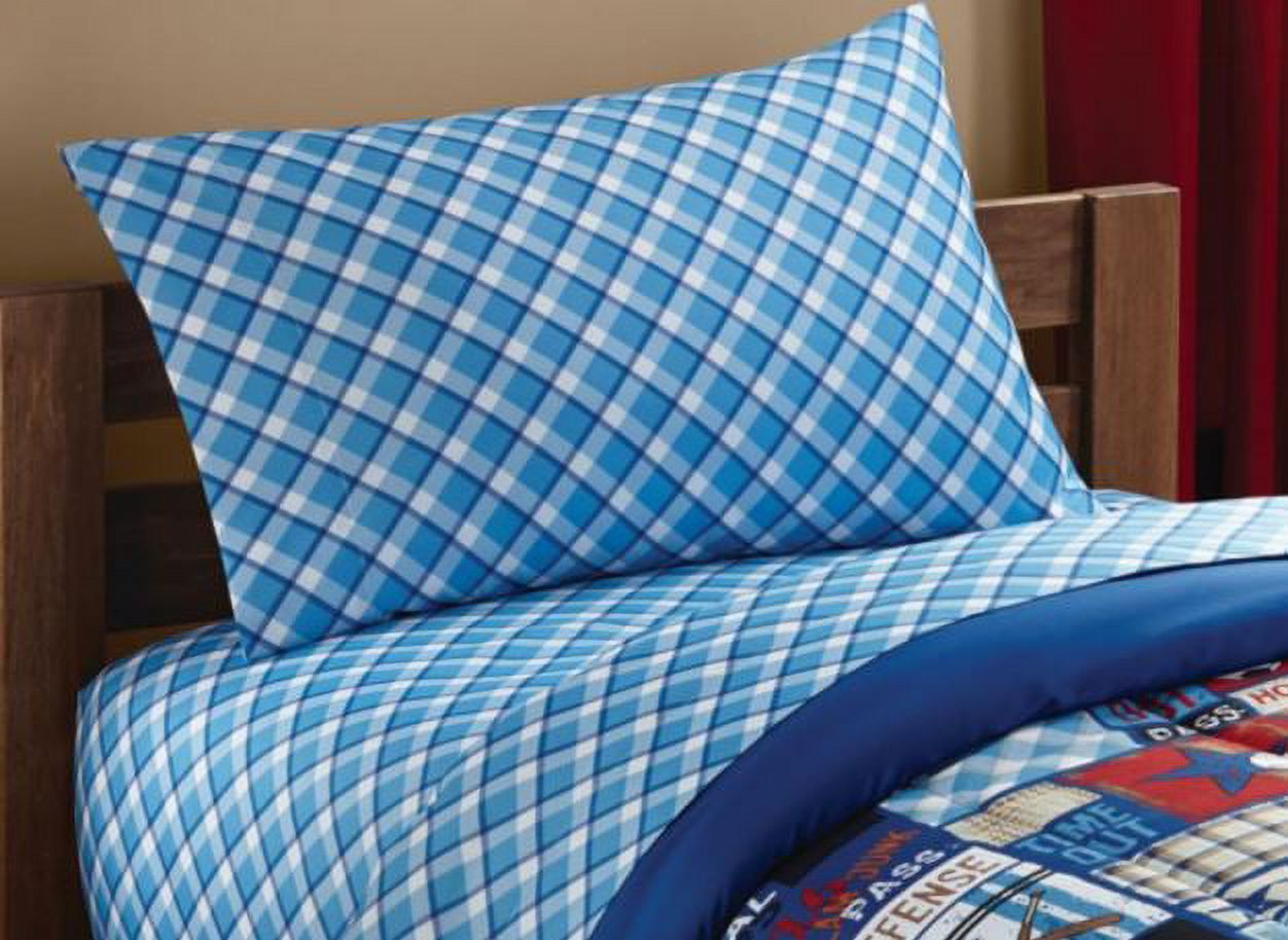 Mainstays Kids Sports Patch Bed in a Bag Bedding Set