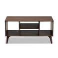 thumbnail image 3 of Baxton Studio Linas Mid-Century Modern Walnut Finished Coffee Table, 3 of 7