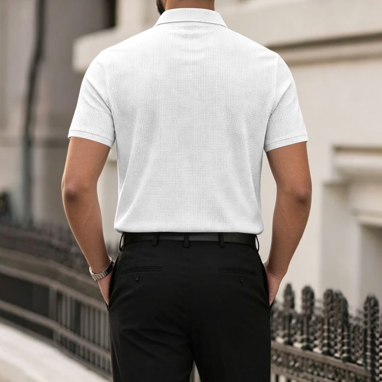 stiff collar dress shirt How to Instantly Get Your to Stand Up and Look Perfect a date or zoom call High Collar Mens Dress Shirt