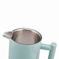 FLOH French Press Coffee & Tea 34 oz Stainless Steel Insulated, Blue
