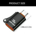 thumbnail image 5 of WINDLAND Short USB Type C Male Device to USB 3.0 Female Adapter Connectors OTG Adapter 10G, 5 of 6