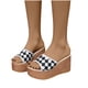 thumbnail image 4 of Amzcrzy Zapatos de mujer,Zapatos de mujer,Zapatillas de mujer, Sandalias de playa transpirables y sin cordones con suela gruesa y tacón bajo para mujer Sandalias Mujer Zapatillas De Casa, 4 of 6