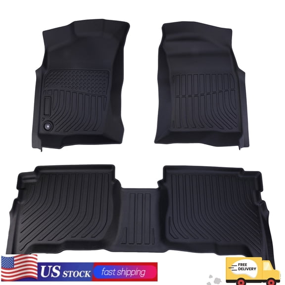 3Pcs/Set Car Floor Mats for Toyota 4Runner 1996-2002 All-Weather Automotive Floor Mats Waterproof Heavy Duty Car Mats Flexible Floor Liners