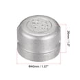 thumbnail image 2 of Unique Bargains Bouchon de Tuyau Fileté Femelle en Acier Inoxydable 304 1 NPT, 2 of 5
