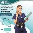 thumbnail image 4 of First Lifesaver Nursing Clipboard 3 Layers Aluminum Foldable Nurse Clipboard with Strong ClipFor Nurses, Nursing Students and Doctors (Mint), 4 of 6