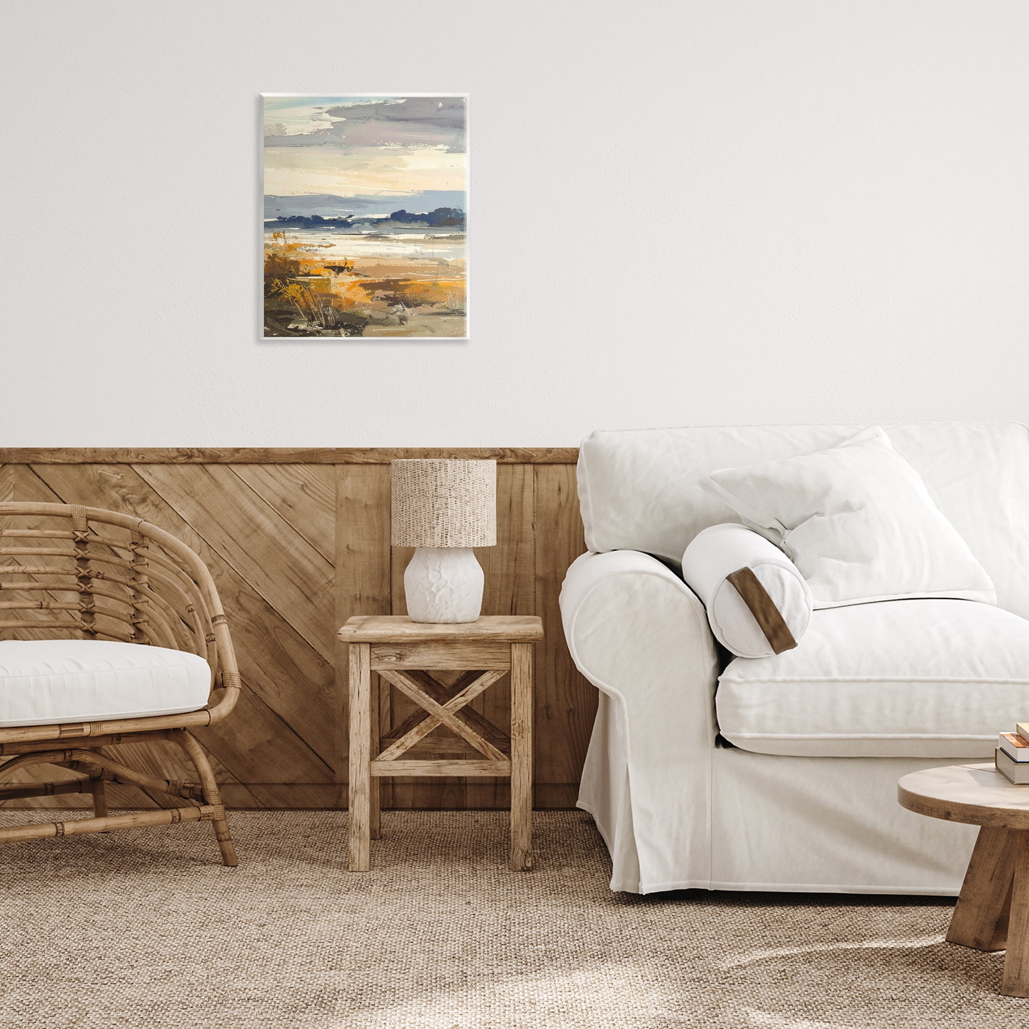 Stupell Industries Distant Horizon Abstract Wall Plaque Art, design by Alonza Saunders