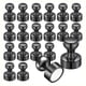 thumbnail image 1 of 20Pcs Black Fridge Magnet Refrigerator Magnets for Kitchen, Office, School,make you easy to grasp(16mm x 12mm), 1 of 5