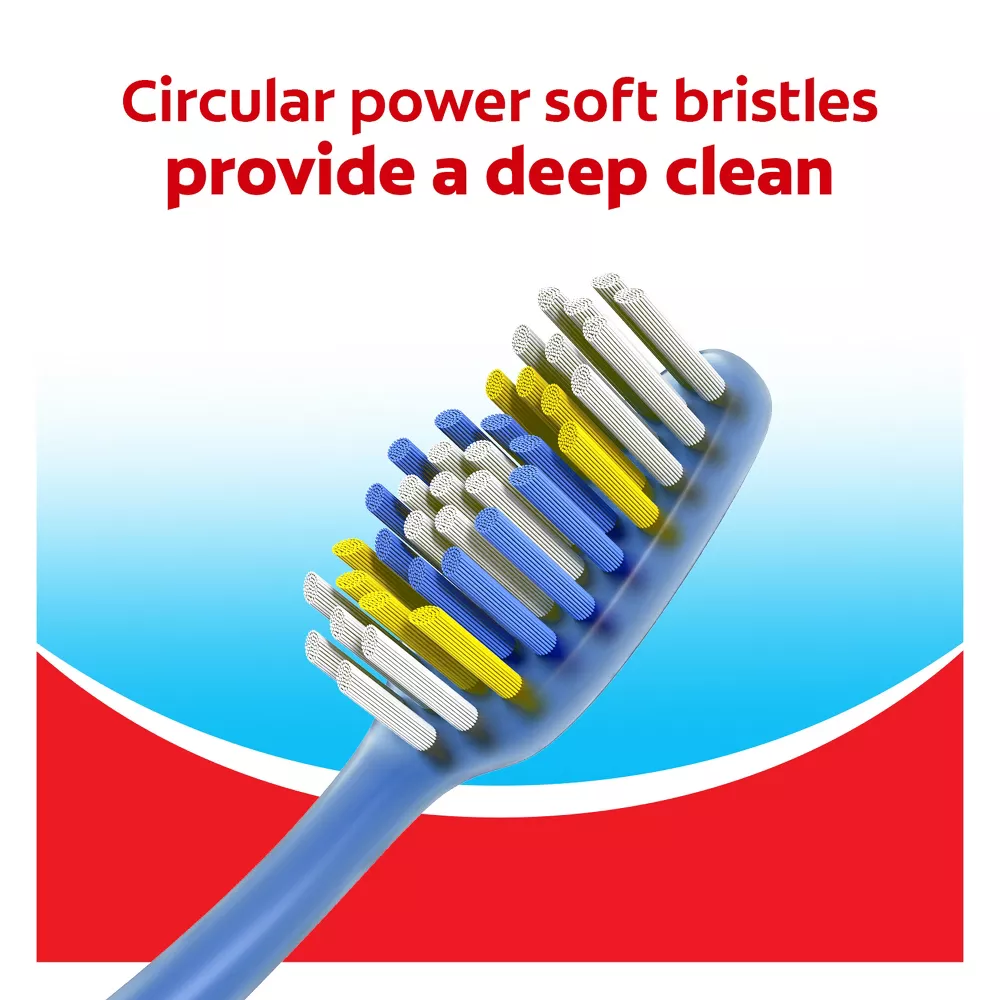 Colgate Extra Clean Toothbrush, Soft, Assorted Colors 1 Ea
