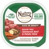 24PK NUTRO Grain Free Wet Dog Food Cuts in Gravy Simmered Beef & Potato Stew