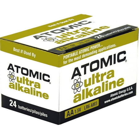 Atomic AA Alkaline Batteries Value Pack - 24 Pack