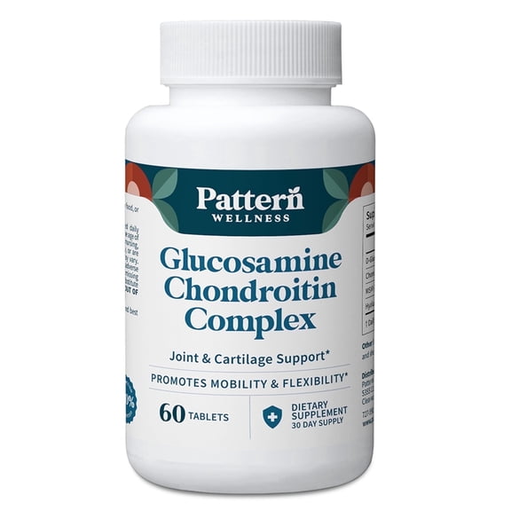 Pattern Wellness Glucosamine Chondroitin Complex with MSM & Hyaluronic Acid for Joints, 60 ct.