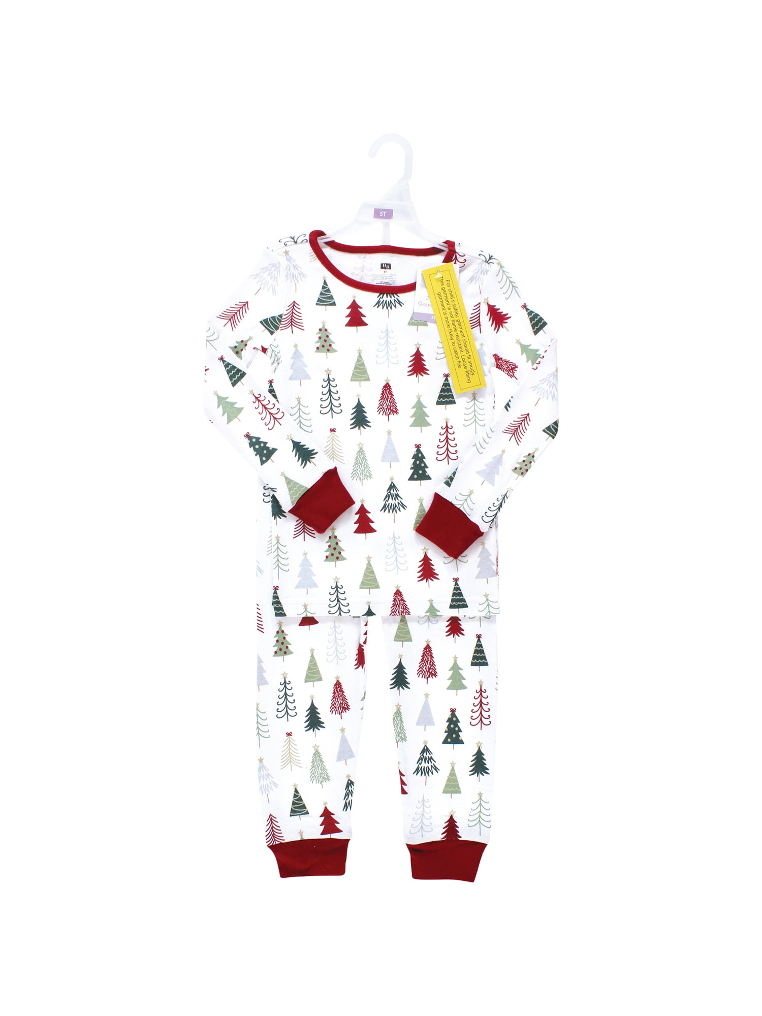 Hudson Baby Long Sleeve Top and Pants Pajama Set, 2-Piece, Sizes 12M- 5T