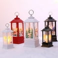 thumbnail image 3 of Christmas Lighted Water Lantern, Glowing Christmas Snowman Water Glittering Swirling Snow Globe Lantern Christmas Home Decoration and Gift, 3 of 4