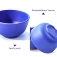 thumbnail image 2 of TP 10 Ounce Melamine Bowls Set, 4.5" Unbreakable Soup Bowls, Cereal Bowl Set of 6, Blue, 2 of 7