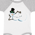 thumbnail image 4 of Inktastic Sassy Snowman in Top Hat Boys or Girls Baby Bodysuit, 4 of 5