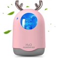 thumbnail image 4 of Mini humidificadores para dormitorio, humidificadores de niebla fría, humidificador pequeño para dormitorio, hogar, oficina de viajes y plantas. (300 ml, rosa), 4 of 5