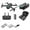 Black BK, variant on Latrodar Drones for Kids 8-12 Beginners S89 Remote Control Aircraft Quadcopter Aerial Photography Folding-border Toy Drone Black Upgraded 6.8x2.4 Inch