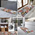 thumbnail image 2 of Pioneer Flower Floral Print Pattern Kitchen Rug Mat,Kitchen Runner Rugs Non Skid Washable,Decorative Kitchen Floor Mats for Kitchen,Sink,Laundry,17"X47", 2 of 5