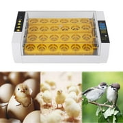 LESHP Incubator Hatcher-24 Clear Egg Turning Incubator Hatcher Automatic Temperature Control Energy-Saving Egg Incubator