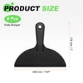 thumbnail image 2 of Uxcell 4pcs Putty Scraper 1.5" Plastic Flexible Tool for Pasting Plaster Repairing Walls, 2 of 7