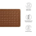 thumbnail image 2 of Pemberley Row Vegan Leather Walnut Brown Headboard Rectangular Wall-Mount Twin, 2 of 8