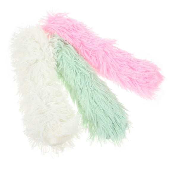 Milisten Cat Chew Strip Toys Plush Fabric for Pet Owners 3Pcs 10.6X3.1X1.9in