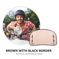 thumbnail image 2 of OULII 1 Set Motorbike Universal Windshield PC Light Brown for Motorcycles Riders, 2 of 8