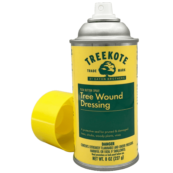 Treekote Tree Wound Dressing - 8OZ Aerosol Pruning Spray for Damaged Trees, Bushes, or Shrubs