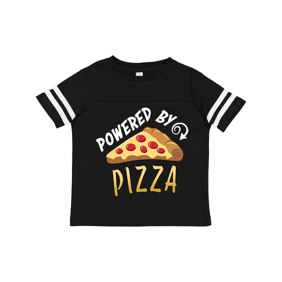 Inktastic Powered by Pizza Boys or Girls Toddler T-Shirt