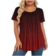 thumbnail image 2 of Bixock Women's Maternity Tops Short Sleeve Pregnant Tops Crew Neck Maternity Shirts Soft Breathable Comfortable Maternity Clothings, 2 of 6
